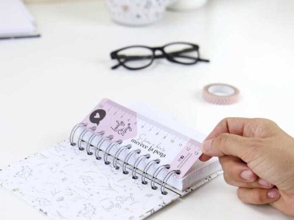 Caderno A6 azul -Dahlia - Image 4