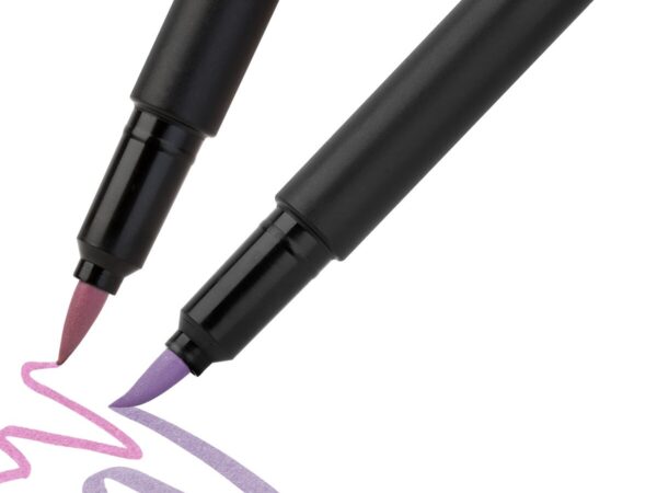 MARCADOR FABER CASTELL BLACK EDITION PONTA DE PINCEL PASTEL CAIXA DE 6 UNIDADES CORES SORTIDAS - Image 3