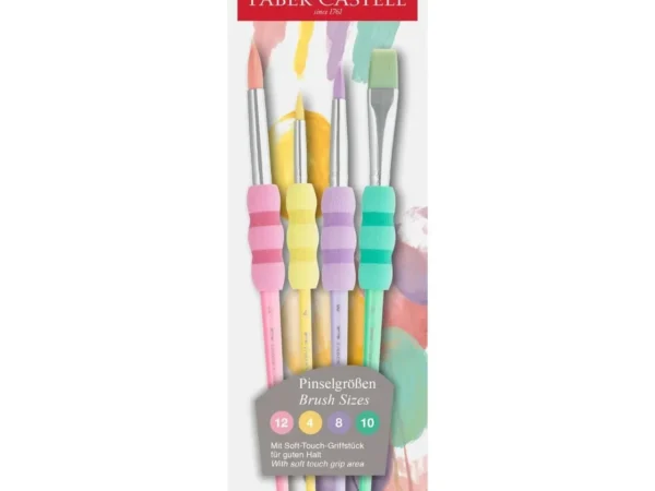 Faber Castell 4 Pinceis Suaves - Image 1