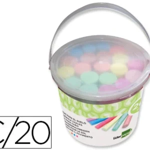 GIZ PARA CHAO LIDERPAPEL CORES SORTIDAS CAIXA 20 UNIDADES - Image 1