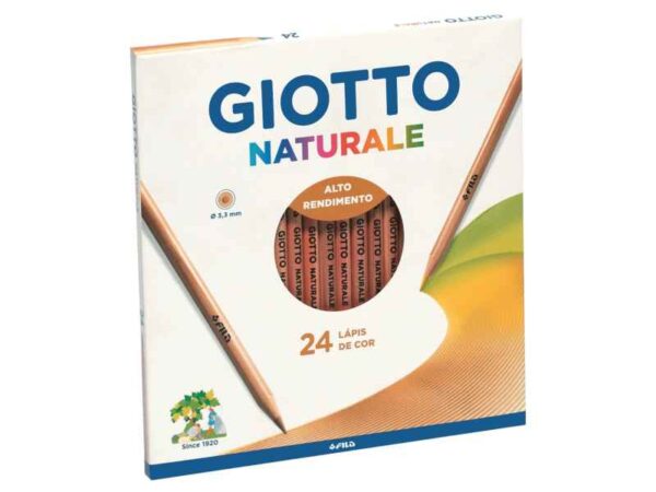Lápis de Cor Giotto Natural Caixa 24 unidades - Image 1