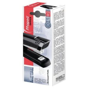 Agrafador Essentials 24/6 e 26/6, 25 Folhas, Preto - Image 1