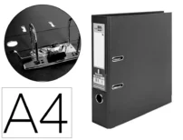 PASTA DE ARQUIVO DE ALAVANCA PVC DIN A4 LOMBADA L/L PRETA
