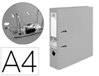 PASTA DE ARQUIVO DE ALAVANCA PVC DIN A4 LOMBADA L/L CINZA