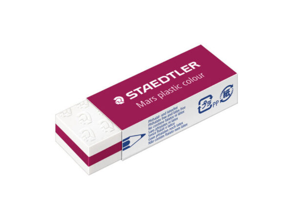 Borracha Staedtler Mars Plastic Colour Magenta para desenho técnico