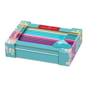 CAIXA 20 LÁPIS COR LONGOS FABER-CASTELL SPARKLE - Image 1