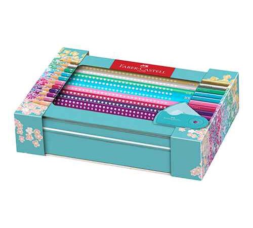 CAIXA 20 LÁPIS COR LONGOS FABER-CASTELL SPARKLE - Image 1