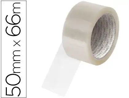FITA ADESIVA TRANSPARENTE 66 MT X 50 MM