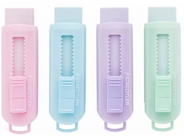 Borracha colorida 4 cores pastéis - Image 1