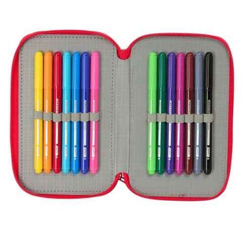 Estojo triplo Safta 37 peças Glowlab Kids Swing - Image 2