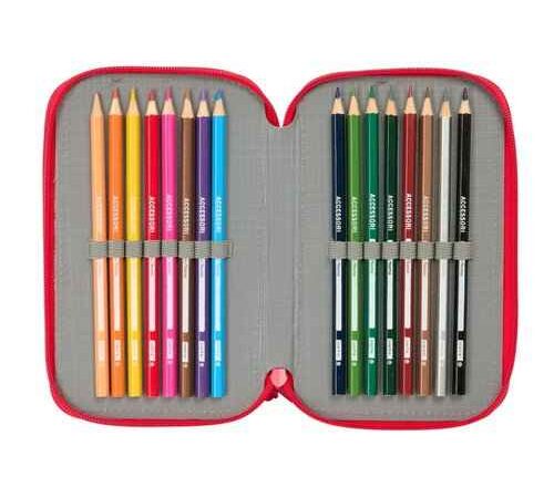 Estojo triplo Safta 37 peças Glowlab Kids Swing - Image 3