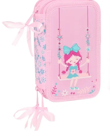 Estojo triplo Safta 37 peças Glowlab Kids Swing - Image 1