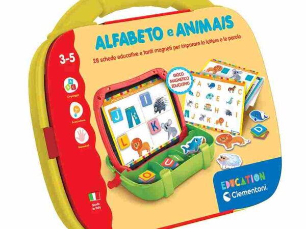 Mala magnetica - alfabeto e animais clementoni education - Image 1