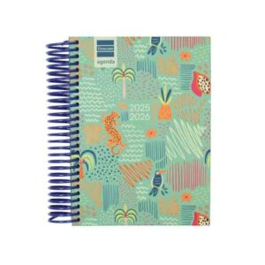 Agenda escolar diária  2025/26 espiral finocam