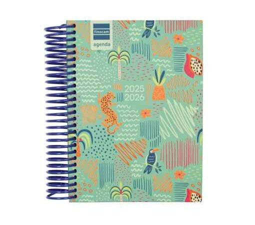 Agenda escolar diária  2025/26 espiral finocam