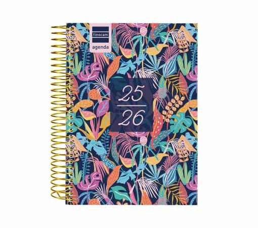 Agenda escolar diária  2025/26 espiral finocam