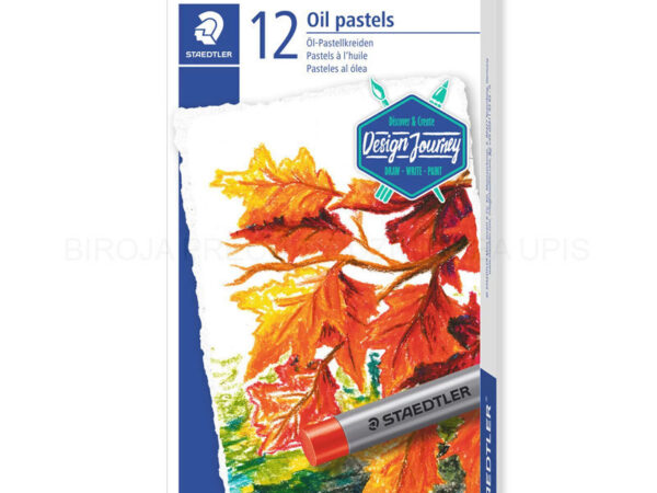 Caixa de pastéis de óleo Staedtler Design Journey com 12 cores". 4006608200787