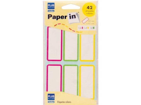 Etiquetas 28 mm x 65 mm