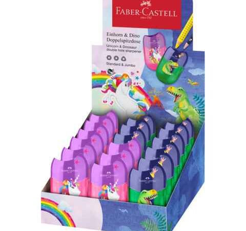 AFIA COM 2 FUROS DINI UNICORNIO FABER CASTELL - Image 1