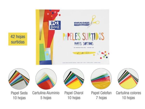 BLOCO OXFORD A4 PAPEL COLORIDO 42F