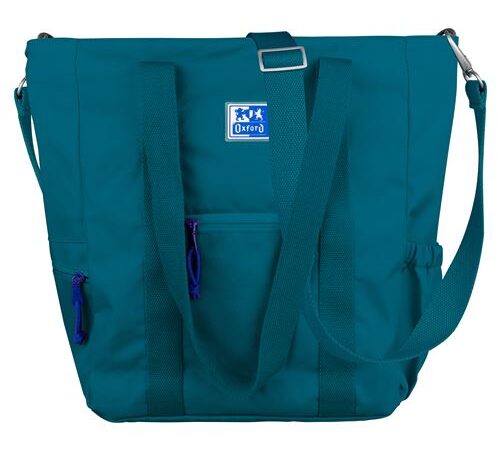 Saco Tiracolo Oxford B-Trendy Aqua 34X31X12Cm - Image 3