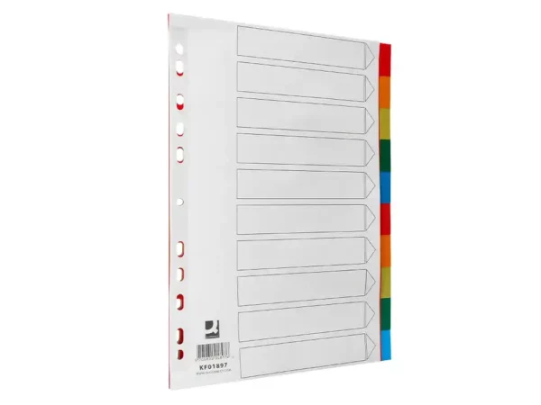 SEPARADOR Q-CONNECT PLASTICO - Image 1