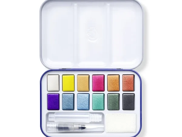 Aguarela Staedtler - Travel Box Metallic Colours, 12 pastilhas - Image 2