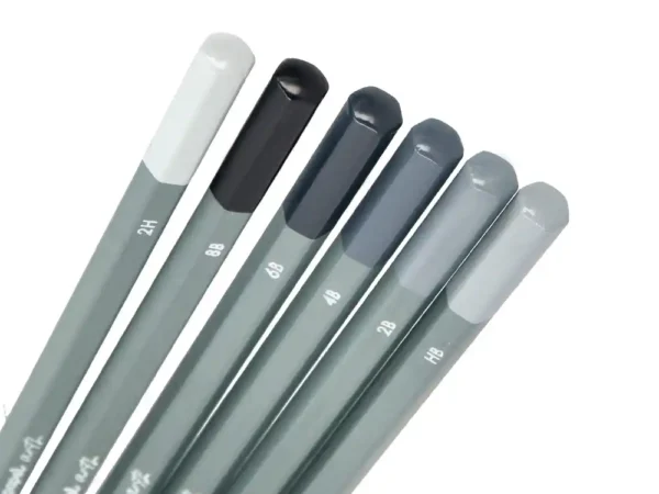 LÁPIS DE DESENHO CAIXA 6 UNIDADES DUREZAS SORTIDAS CERTIFICADO FSC - Image 3