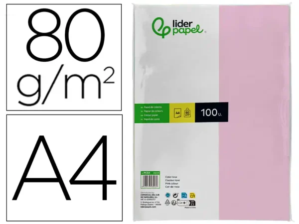 PAPEL DE COR LIDERPAPEL DIN A4 80 GR