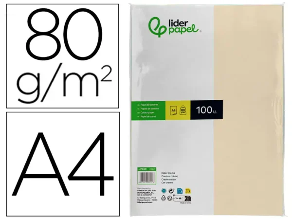 PAPEL DE COR LIDERPAPEL DIN A4 80 GR