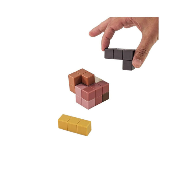 Cubo Lógico 3D para reabilitação cognitiva e coordenação motora