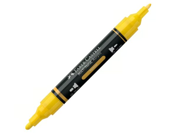 Marcador acrílico Faber-Castell Multimark, nº 108, amarelo