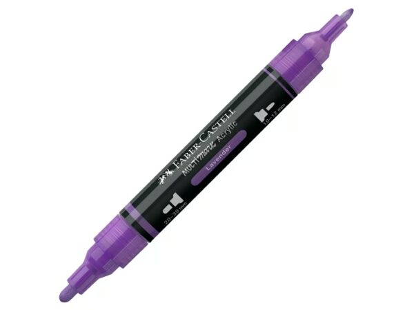 Marcador acrílico Faber-Castell Multimark, nº 136, lavanda