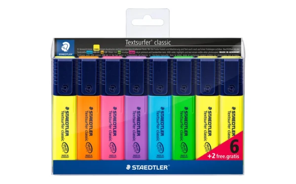Marcador fluorescente Staedtler 364 Textsurfer Classic ponta biselada