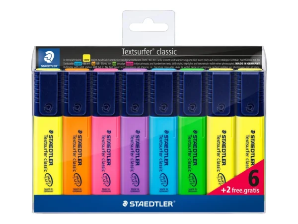 Marcador fluorescente Staedtler 364 Textsurfer Classic ponta biselada