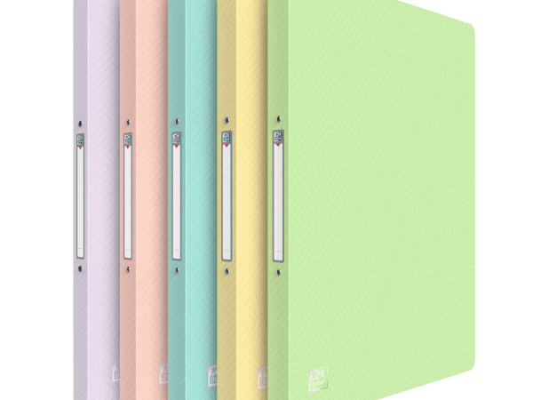 Dossier A4 Oxford Urban Pastel cores variadas