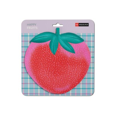 Tapete de rato Miquelrius Morango Happy Fruits para crianças