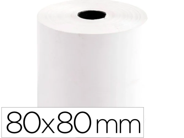 Rolo papel térmico 80x80x11, Papel térmico