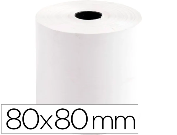 Rolo papel térmico 80x80x11, Papel térmico