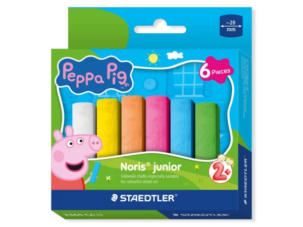 Giz Staedtler Peppa Pig, 6 unidades sortidas