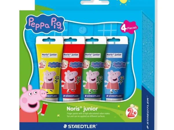 Tinta para dedos Staedtler Peppa Pig, 4 unidades