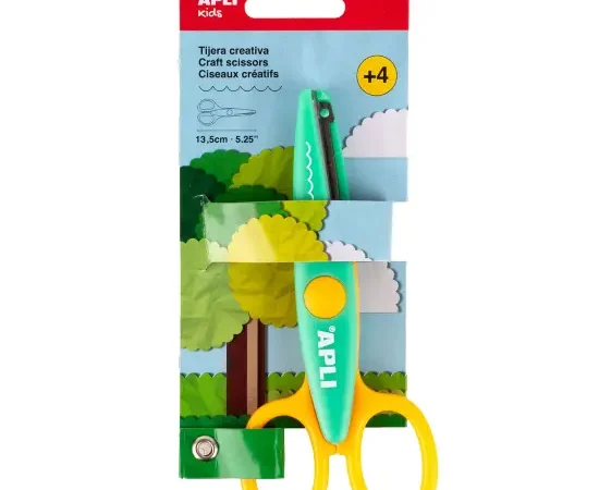Tesoura Criativa APLI Kids – Corte em Onda