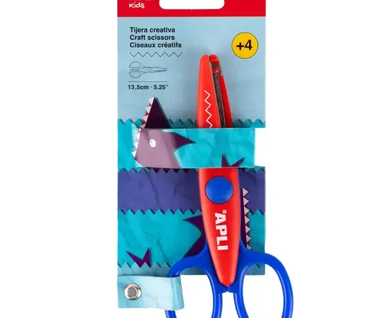 Tesoura Criativa APLI Kids – Corte em Zig Zag