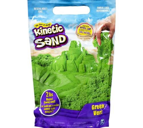 Areia Cinética Verde, Kinetic Sand 907g
