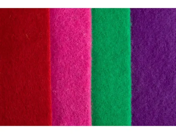 Folha de feltro Liderpapel cor carne 50x70 para artesanato