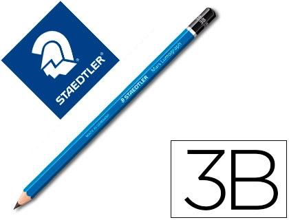 Lápis de grafite Staedtler Mars Lumograph 3B para desenho profissiona