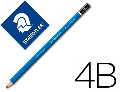 Lápis de Grafite STAEDTLER Mars Lumograph 100 4B: Precisão e Qualidade Profissional