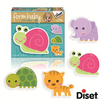 Puzzle de animais Diset Formbaby para bebés de 2 anos