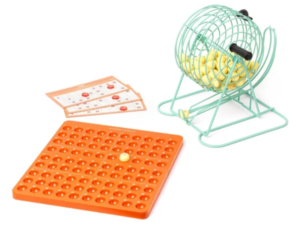 Jogo de Bingo Vintage Memories Legami Deluxe Edition com tômbola de metal