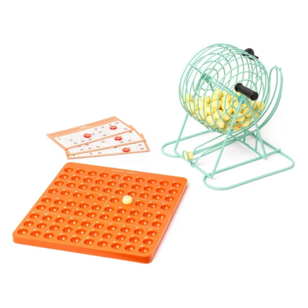 Jogo de Bingo Vintage Memories Legami Deluxe Edition com tômbola de metal
